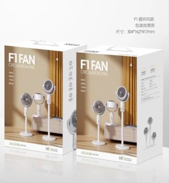 پنکه شارژی چرخشی F1 Fan Circulation Fan