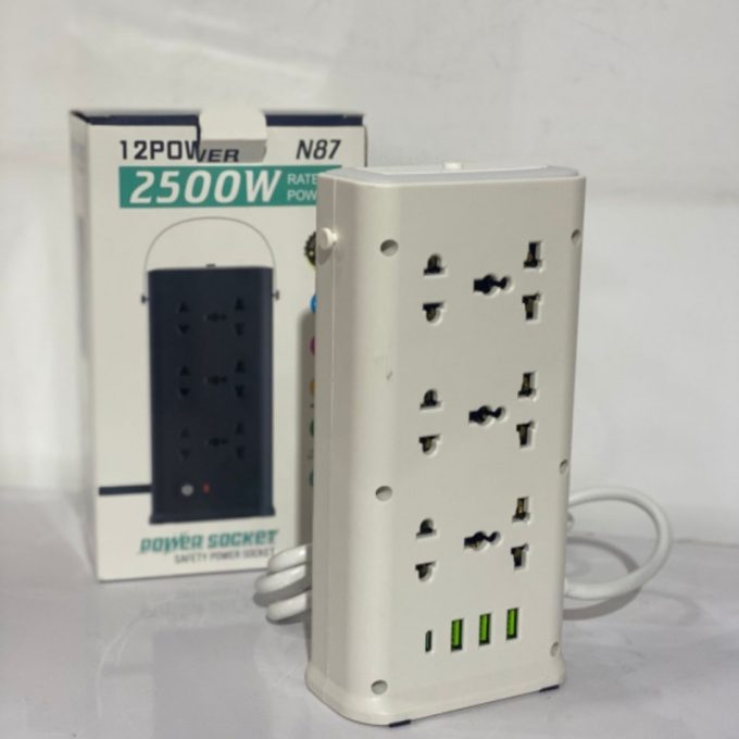 سوکت چند منظوره رومیزی مدل Power Socket N87