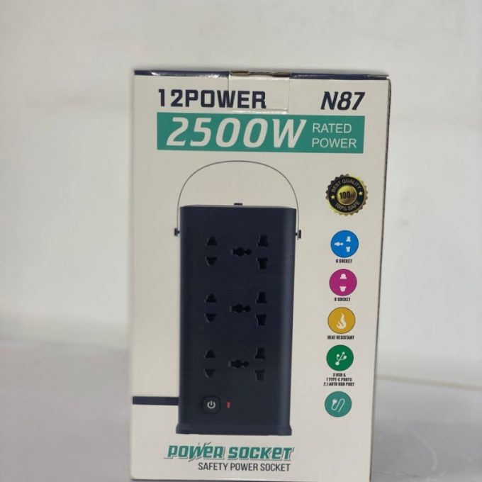 سوکت چند منظوره رومیزی مدل Power Socket N87