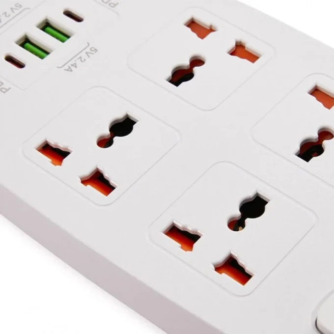 چندراهی برق گرین لاین مدل POWER SOCKET 3M