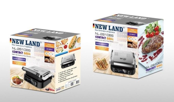 گریل حرفه ای نیولند مدل newland NL-2810BS