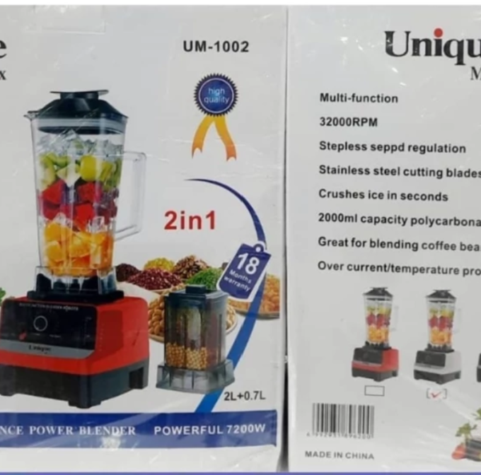 مخلوط کن و آسیاب یونیک مدل um-1002