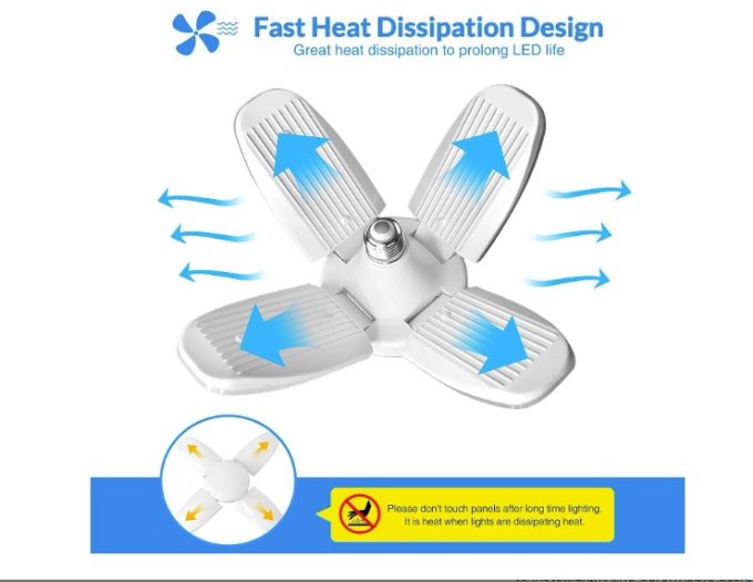 لامپ LED طرح گل 60 وات E27