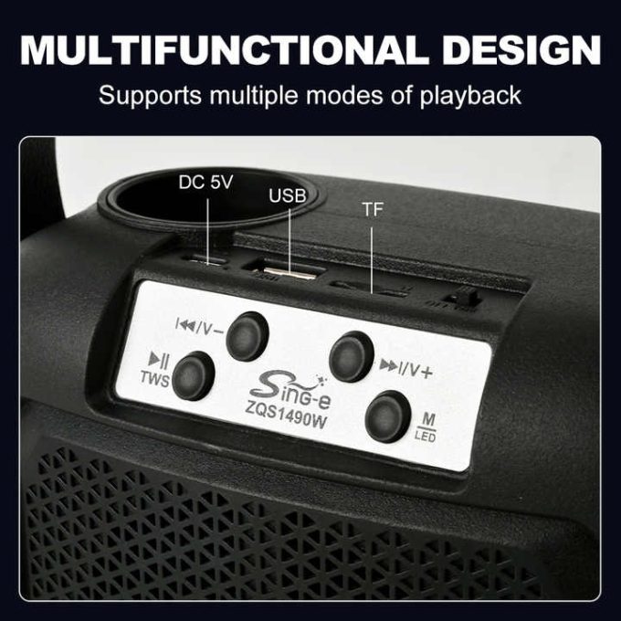 اسپیکر بلوتوثی 4 اینچ مدل ZQS1490W