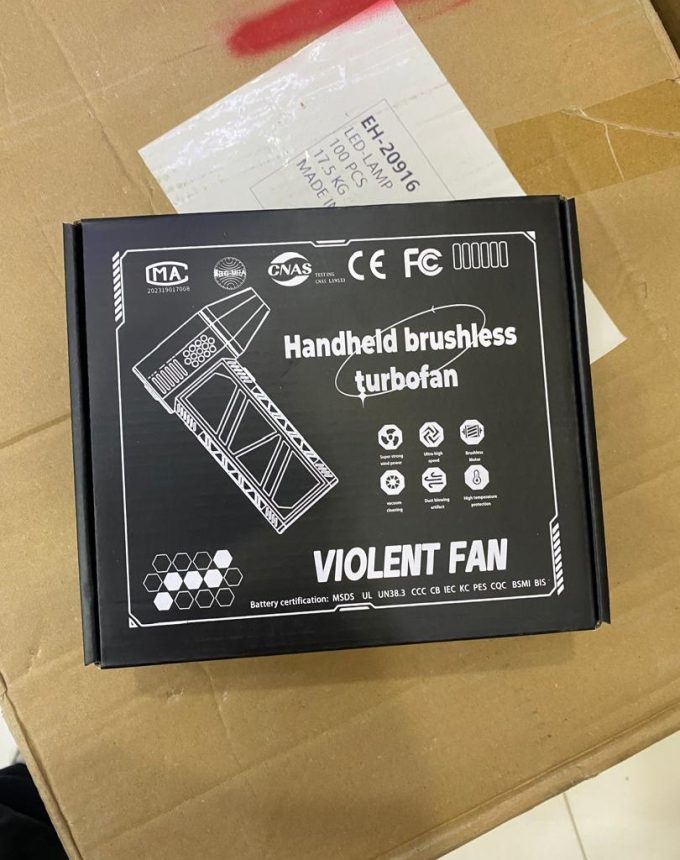 جت فن کیف دار Handheld brushless turbofan