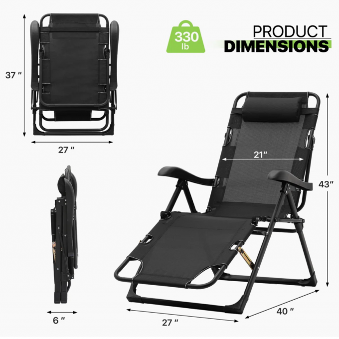 تخت و صندلی تاشو سه کاره مدل Ergonomic Armrest