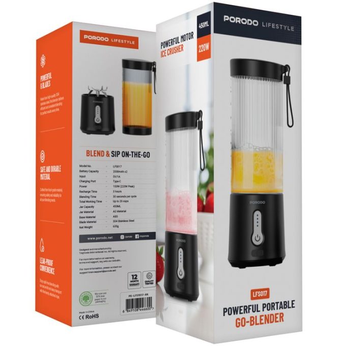 شیکر شارژی پرودو Go-Blender PD-LFST017