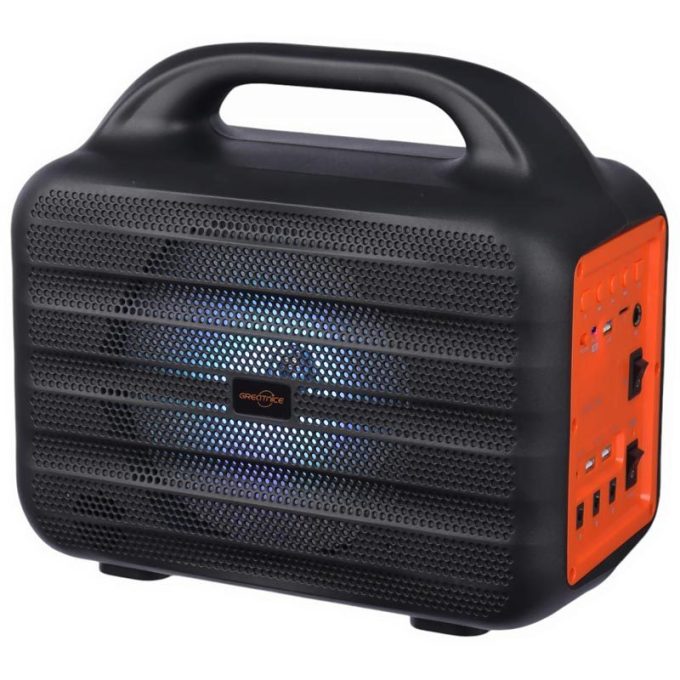 اسپیکر چند منظوره خورشیدی مدل Greatnice GTS-1768 با میکروفون و لامپ