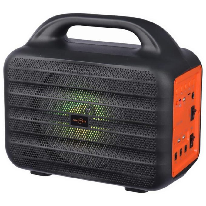 اسپیکر چند منظوره خورشیدی مدل Greatnice GTS-1768 با میکروفون و لامپ