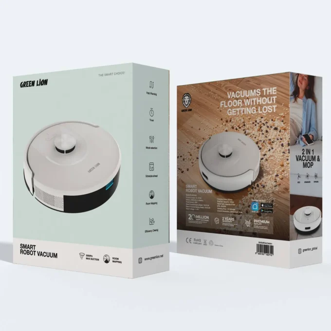 جاروبرقی رباتیک هوشمند گرین لاین مدل Smart Robot Vcuum Cleaner