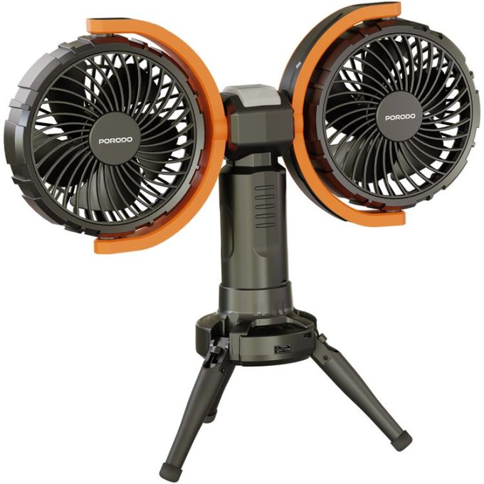 پنکه رو میزی پرودو مدل Dual-Head Oscillating Fan