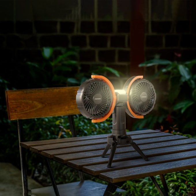 پنکه رو میزی پرودو مدل Dual-Head Oscillating Fan