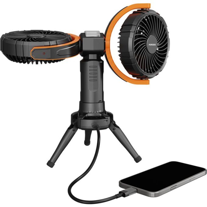 پنکه رو میزی پرودو مدل Dual-Head Oscillating Fan