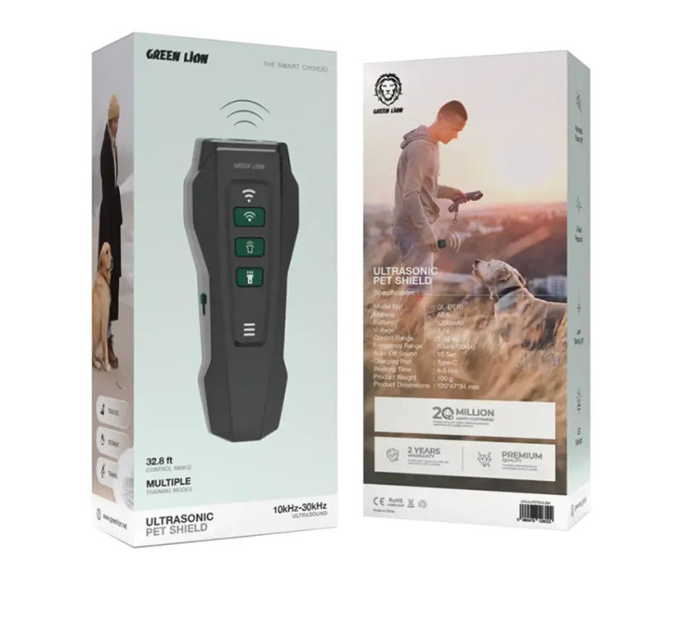 ریموت دور کننده حیوانات اولتراسونیک گرین لاین Green Lion Ultrasonic Pet Shield GL-DT10