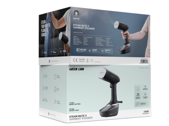 اتو بخار دستی گرین لاین مدل Green Lion Steam Mate X Garment Steamer GNGS1500WBLK