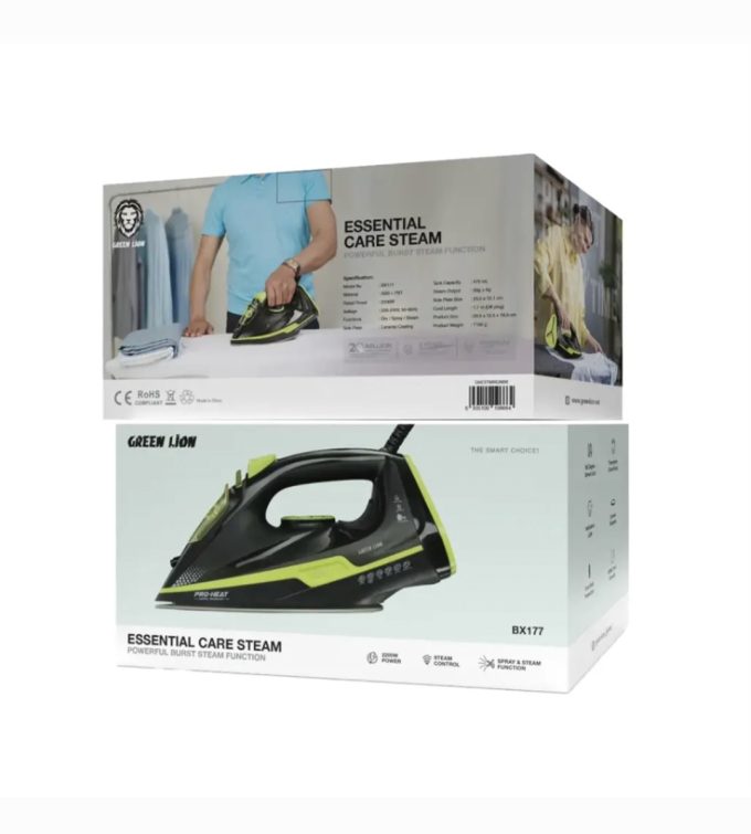 اتو بخار گرین لاین مدل Green Lion Steam Iron 2200W