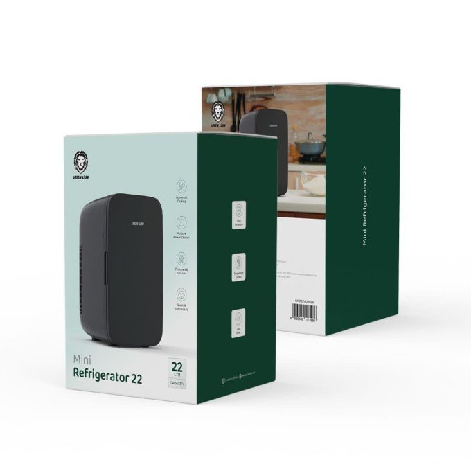یخچال 22 لیتری گرین مدل Green mini Refrigerator 22LTR