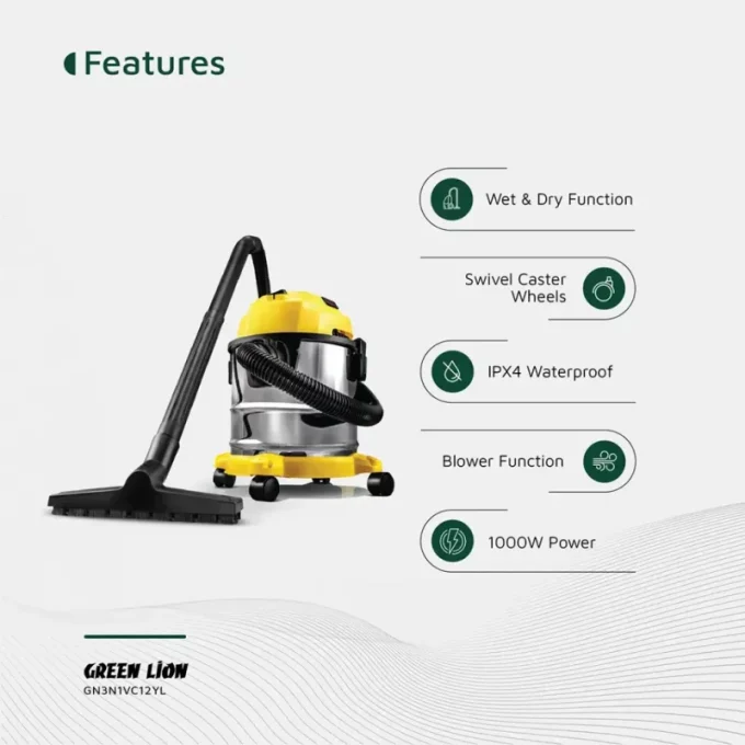 جاروبرقی گرین لاین مدل ULTRA 3IN1