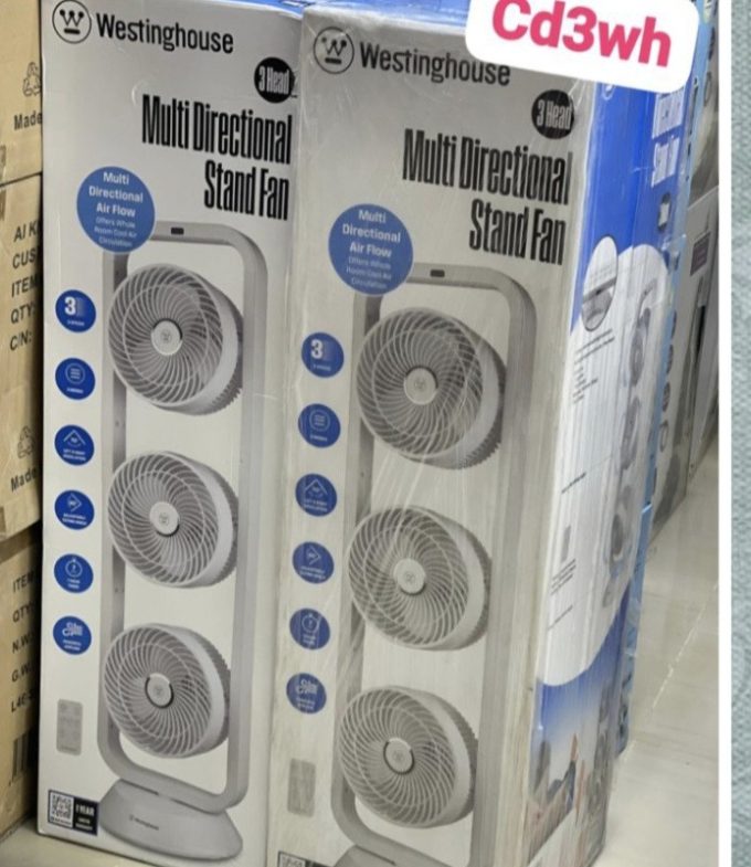 پنکه ایستاده 3 سر وستینگهاوس Westinghouse Stand Fan Cd3wh