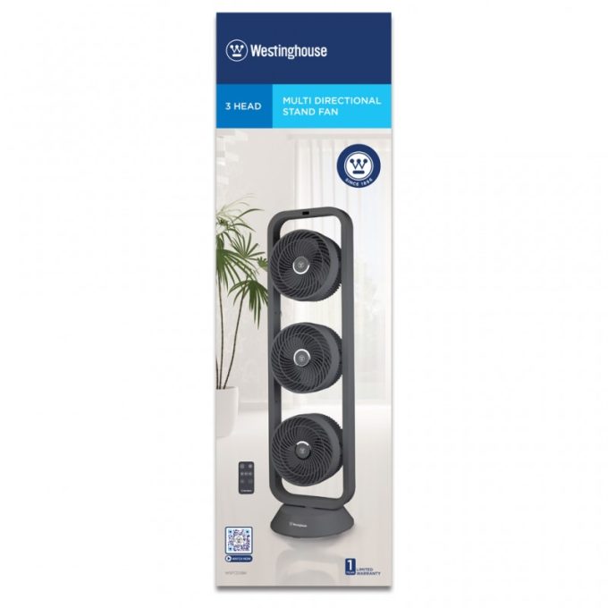 پنکه ایستاده 3 سر وستینگهاوس Westinghouse Stand Fan Cd3wh