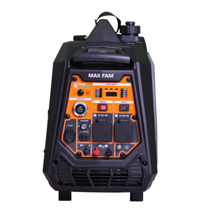 موتور برق دوکاره بنزینی و گازی مکس فام مدل Max5000GAS