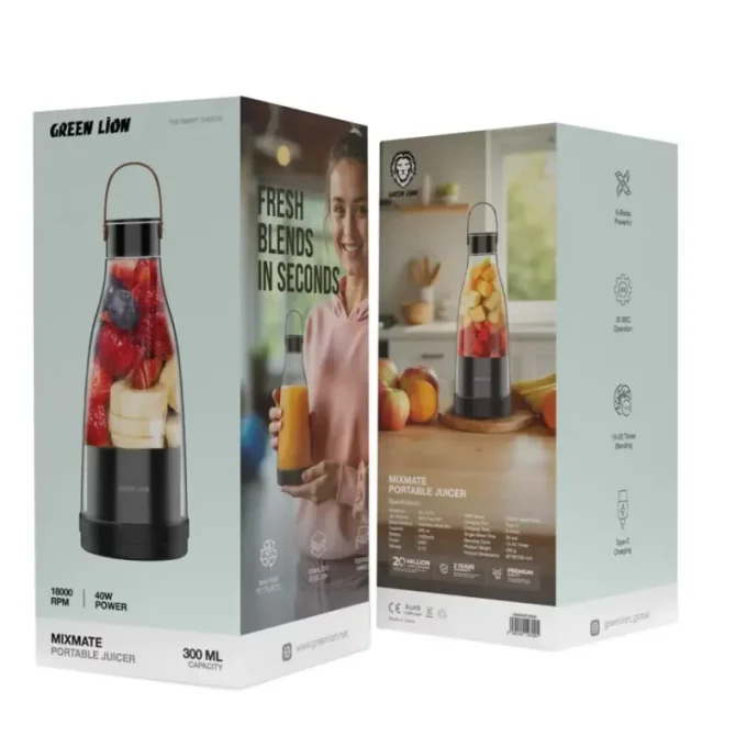 آبمیوه گیر 300 میلی لیتری میکس میت گرین مدلGreen lion Mixmate Juicer 300ML