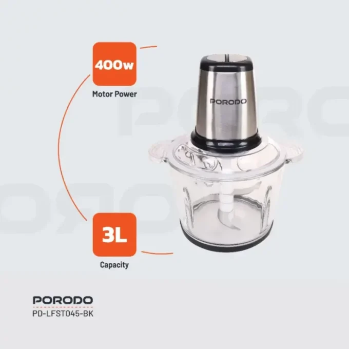 خردکن برقی پرودو مدل PORODO ELECTRIC FOOD CHOPPER LFST045