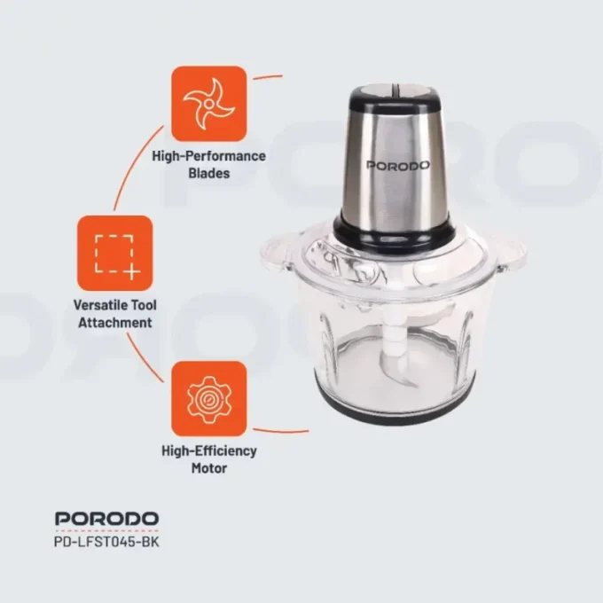 خردکن برقی پرودو مدل PORODO ELECTRIC FOOD CHOPPER LFST045