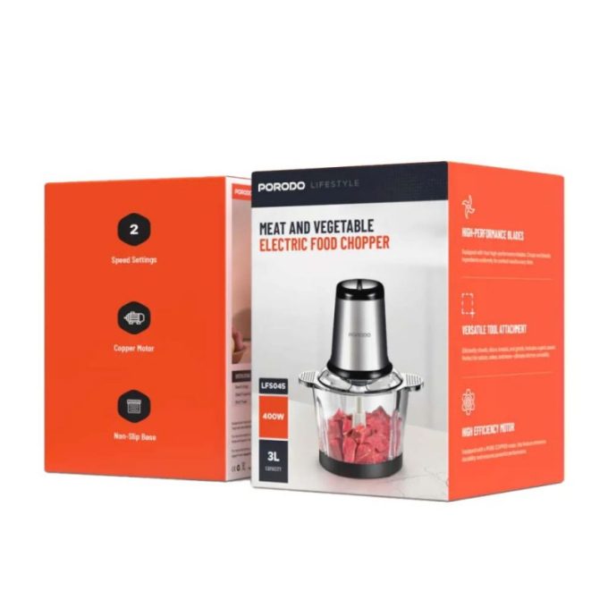 خردکن برقی پرودو مدل PORODO ELECTRIC FOOD CHOPPER LFST045