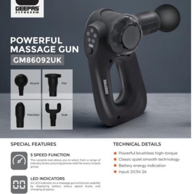 ماساژور تفنگی جیپاس مدل GM86092UK
