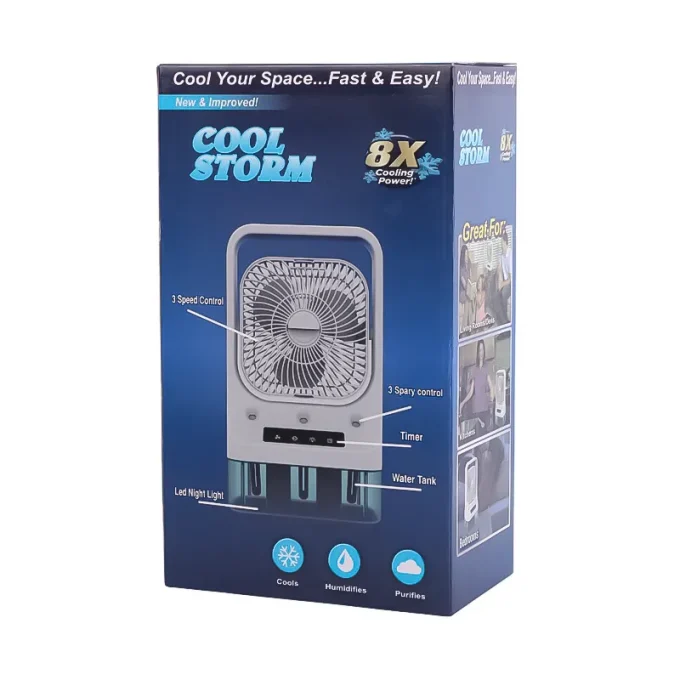 پنکه مه پاش رومیزی مدل Cool Storm X8