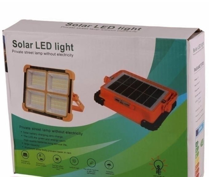 پروژکتور خورشیدی و شارژی Solar LED مدل Light Protection Rating IP66