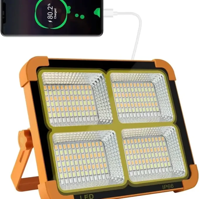 پروژکتور خورشیدی و شارژی Solar LED مدل Light Protection Rating IP66