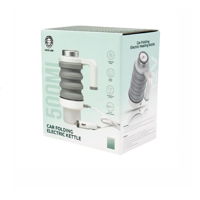 کتری برقی تاشو خودرو گرین مدل Green Car Folding Electric Kettle