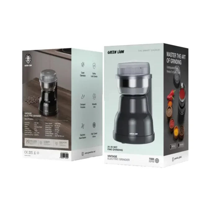 آسیاب برقی وینتیج گرین مدل Green lion Vintage Electric Grinder