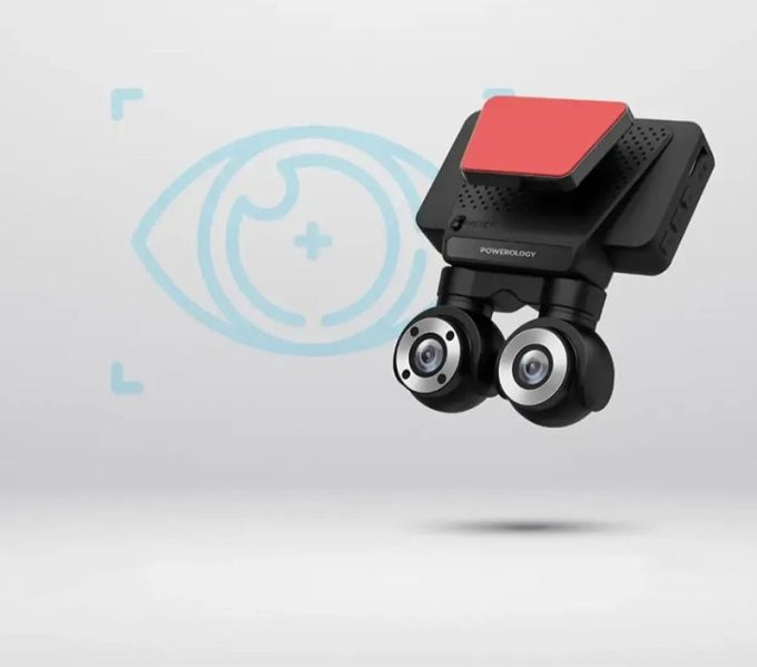 دوربین ثبت وقایع خودرو 4K پاورولوژی Powerology Car Camera P4KCAM108