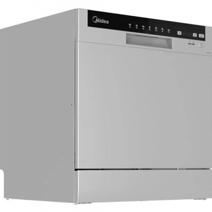 ماشین ظرفشویی 8 نفره رومیزی میدیا مدل wqp8-3802f-s