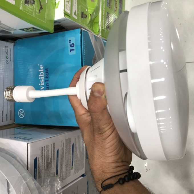 پنکه چراغ دار سقفی Invisible fan light
