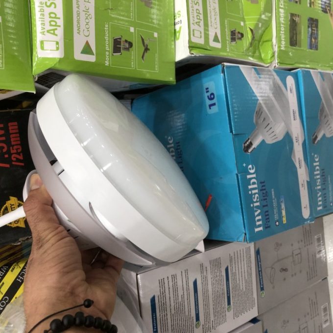 پنکه چراغ دار سقفی Invisible fan light