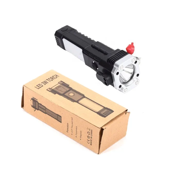 چراغ قوه 8 کاره اورجینال LED 3W Torch