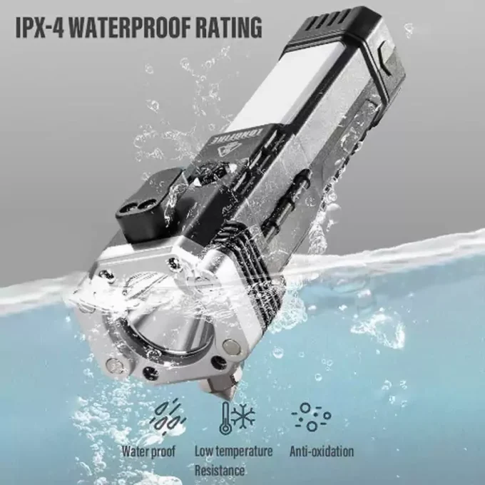 چراغ قوه 8 کاره اورجینال LED 3W Torch