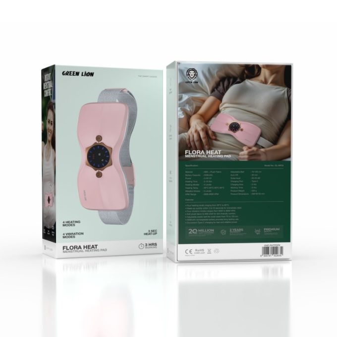 ماساژور گرم کننده قاعدگی گرین لاین مدل Flora Heat Menstrual Heating Pad
