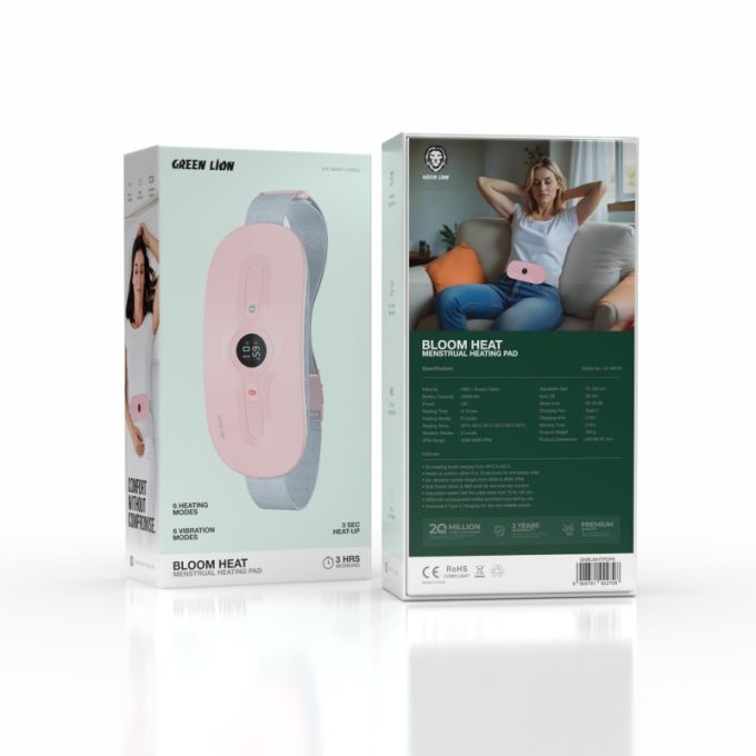 ماساژور قاعدگی گرین لاین بلوم Green Lion Bloom Heat Menstrual Heating Pad
