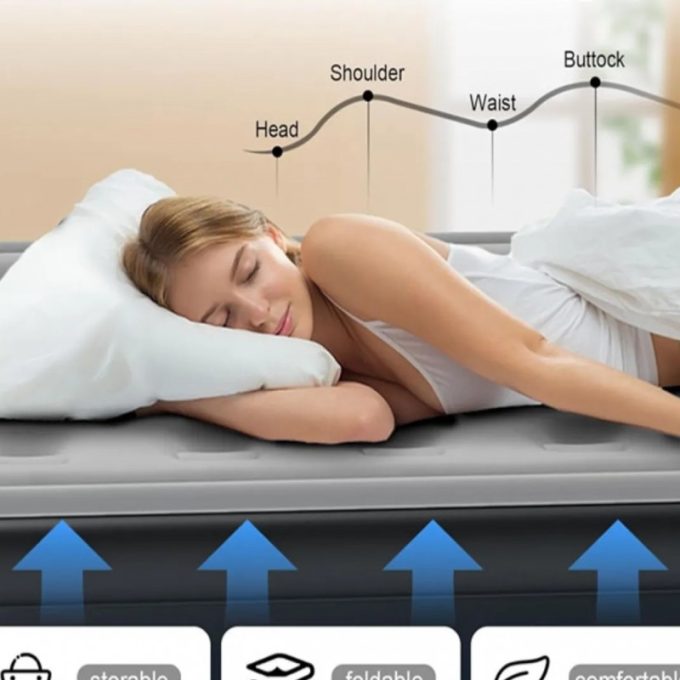 تشک بادی سفری یک نفره کوییس car air bed B16