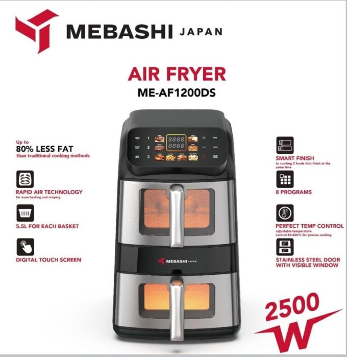 سرخ‌کن مباشی مدل ME-AF1200DS - Image 2