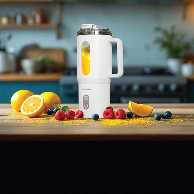 همزن ماگ شارژی گرین لاین مدلGreen Lion Mug Blend Portable Juicer 500ML - Image 4