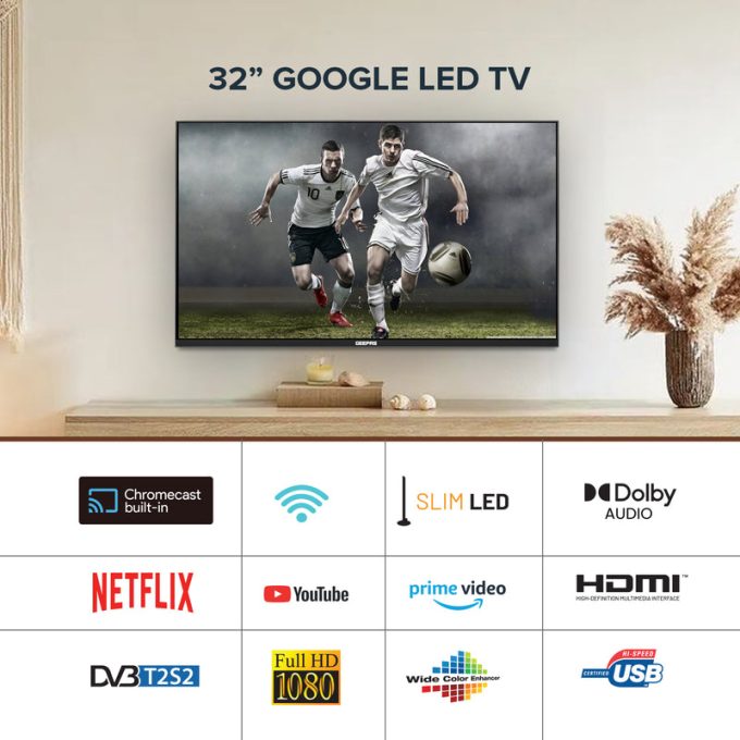 تلویزیون جیپاس ۳۲ اینچ مدل GLED3214SGXHD - Image 3