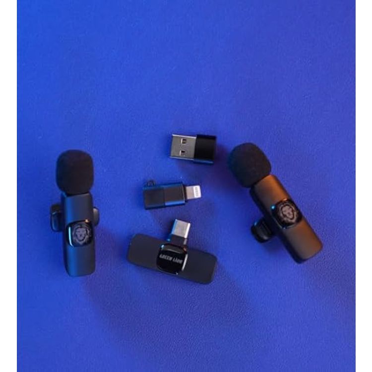 میکروفن وایرلس 3 در 1 گرین لاین مدل Green 3 in 1 Wireless Microphone - Image 6