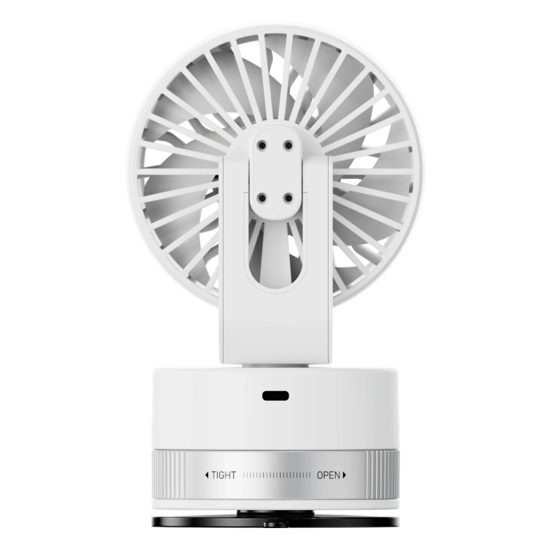 پنکه شارژی رومیزی وکیومی پرودو مدل Porodo Chillo Luxe Portable Suction Cup Fan PDLFSTF608 - تصویر 3